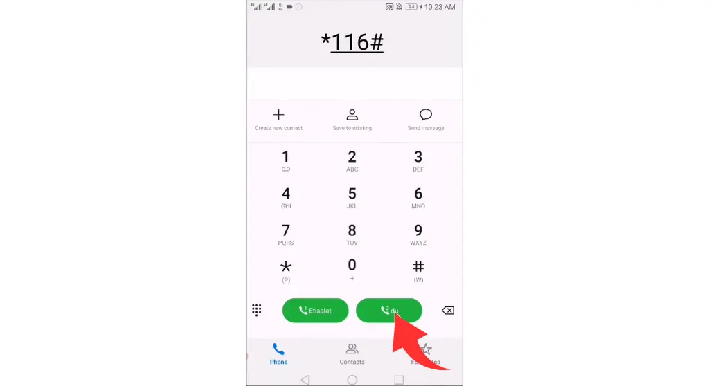 Check DU Number on Your mobile Phone
