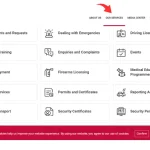 Traffic Fine Inquiry through website in Abu Dhabi