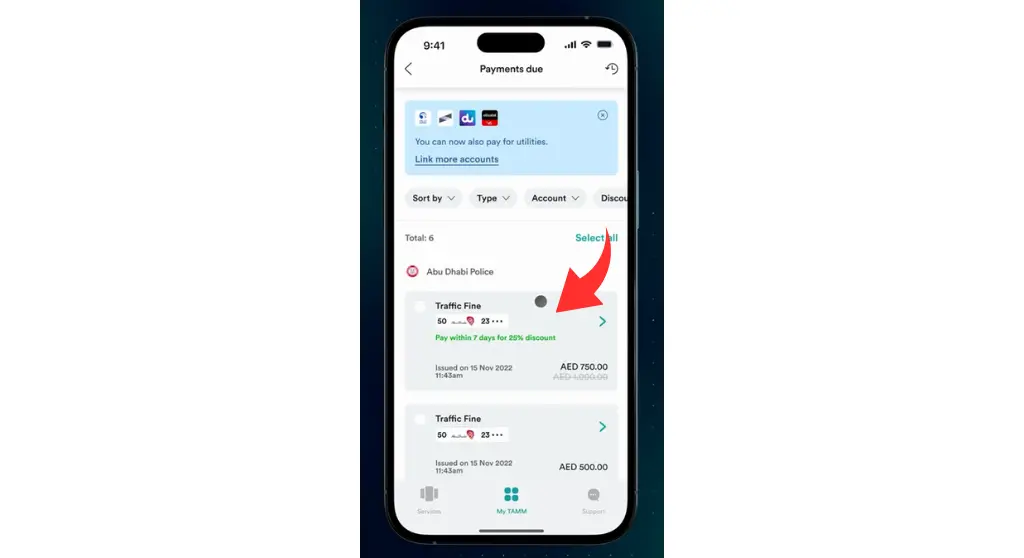Check Fujairah Traffic Fines Online & List in 2025 10 Click on a fine to view the details