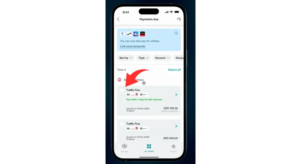 Check Fujairah Traffic Fines Online & List in 2025 11 Select the fine you want to pay