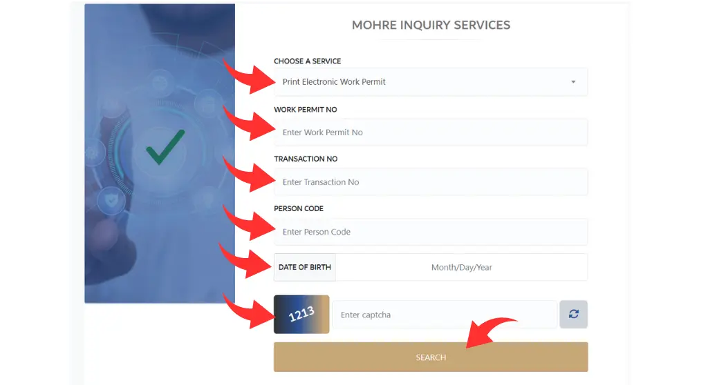 Check Labour Card Status By MOHRE Website