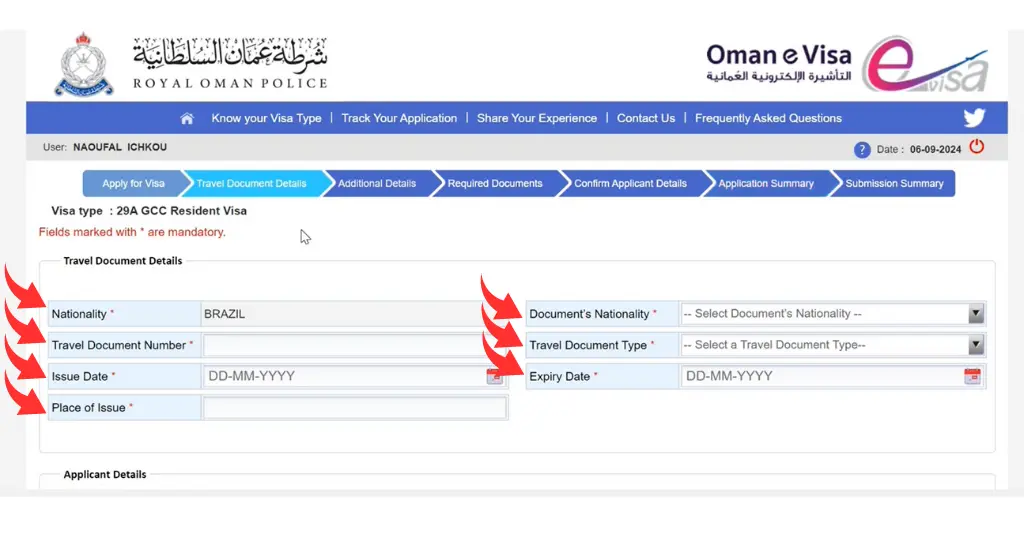 check the eligibility for this visa type