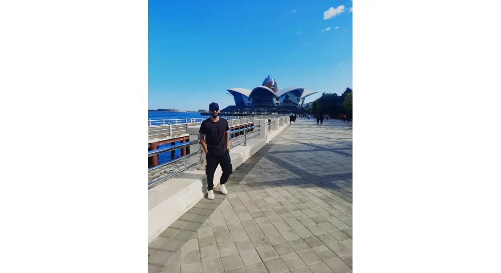 Haris is in Azerbaijan